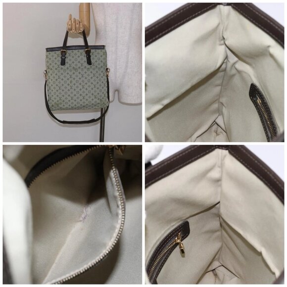 LOUIS VUITTON Monogram Mini Françoise Tote Bag 2way Khaki - Picture 15 of 15